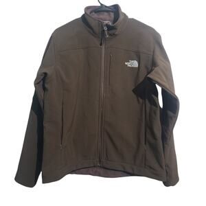 The North Face Bionic Apex Softshell Jacket Brown Size Large